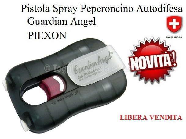 Pistola Spray al Peperoncino Guardian Angel III per autodifesa PIEXON  PIEXON, Outdoor, Articoli difesa personale, Spray antiaggressione
